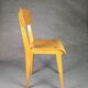 Superb chair all wood child compass feet - marked 118