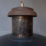 Enamel factory lamp