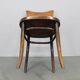 Paire de chaises en bois courbé Thonet Art Nouveau, Tchécoslovaquie, années 1920.