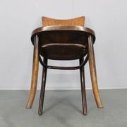 Pair of Thonet Art Nouveau bentwood chairs, Czechoslovakia, 1920s