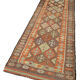 Handwoven Unique Anatolian Brown Runner Carpet 90 cm x 340 cm