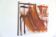Painting, abstract painting orange tones, 60s