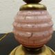 Pink Clichy glass bedside lamp
