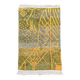 Moroccan Berber carpet Beni Ouarain gray green with yellow patterns 2.55x1.52m