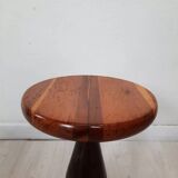 Pair of industrial stools foot in copper metal