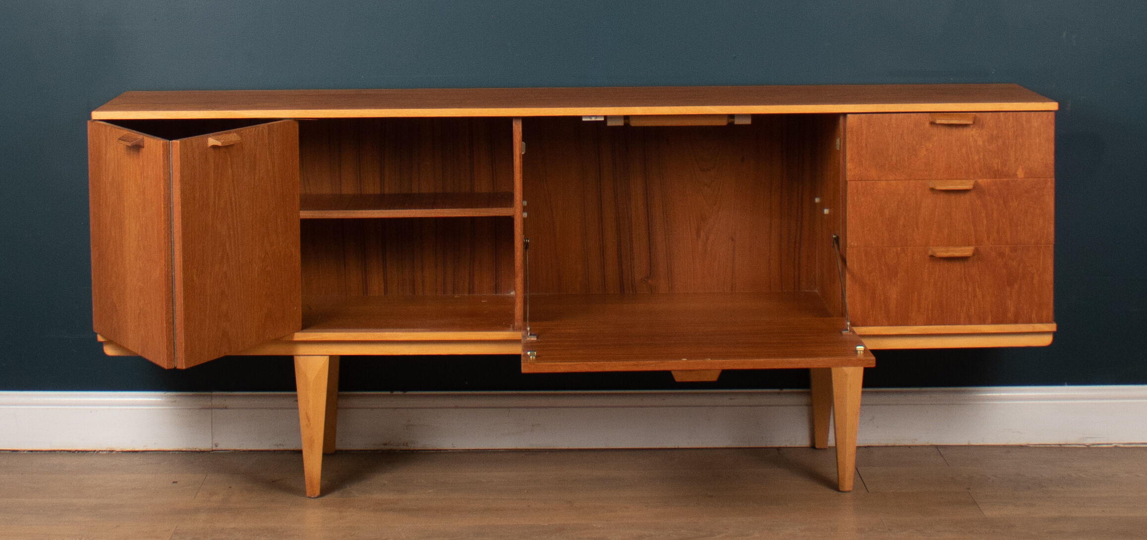 Retro teak 1960s sideboard