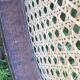 Caned bistro chair