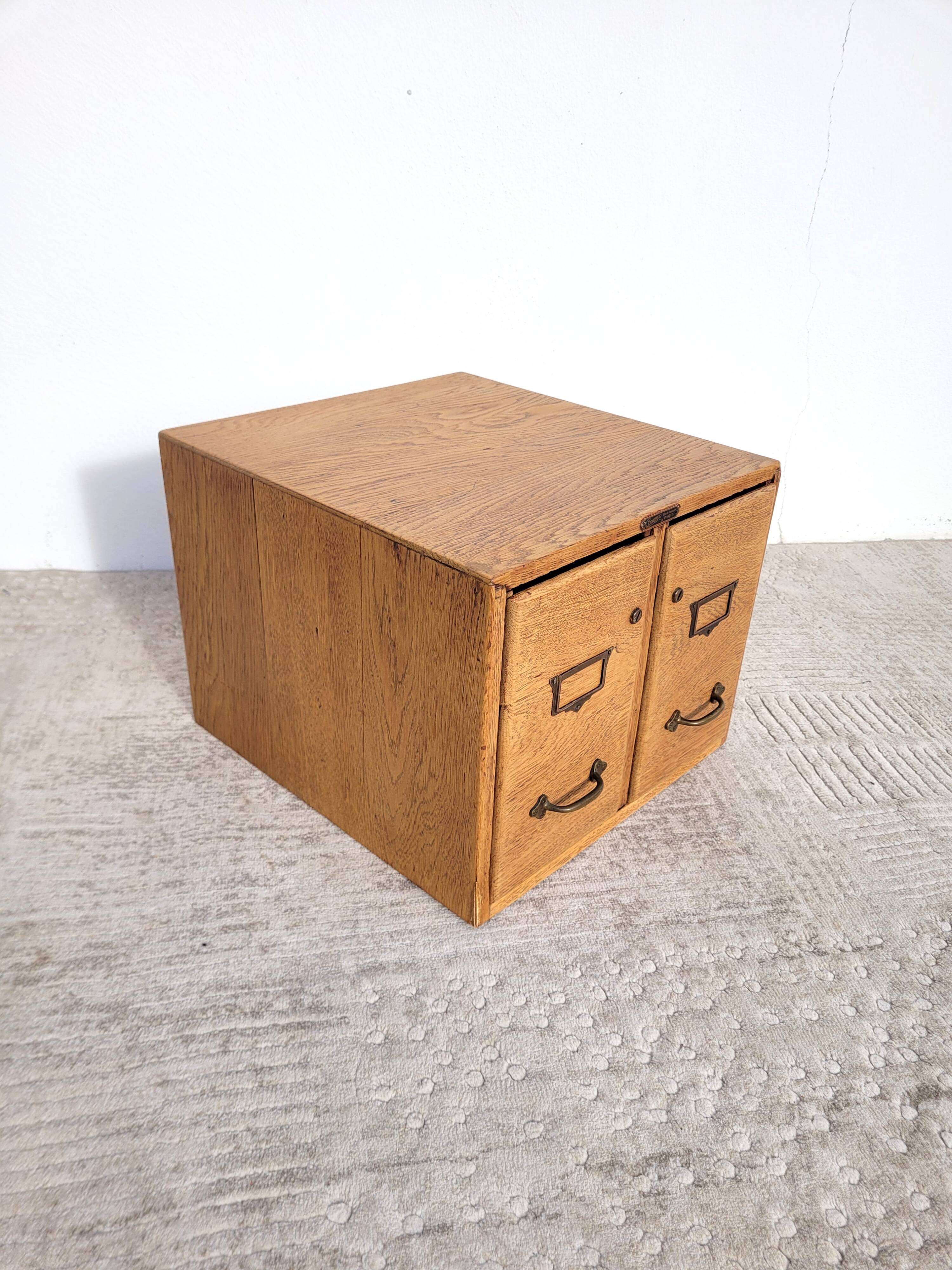 File cabinet old piece of professional furniture