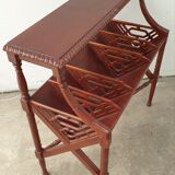 Console mahogany library early 20th century