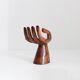 Sculptural wooden hand chair