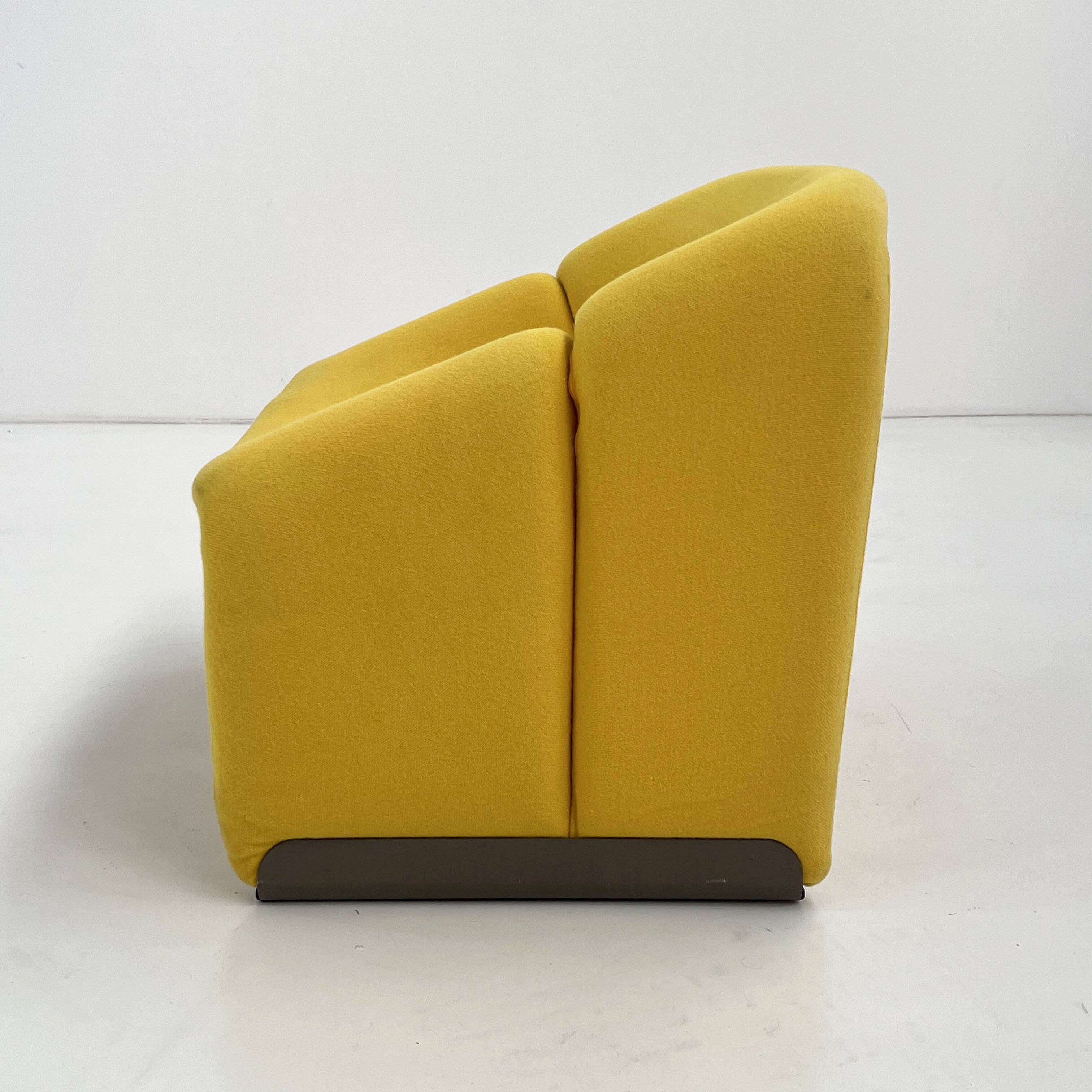 Fauteuil Jaune F598 Groovy de Pierre Paulin pour Artifort, 1970
