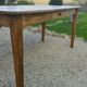 Table ferme chêne massif 80x185