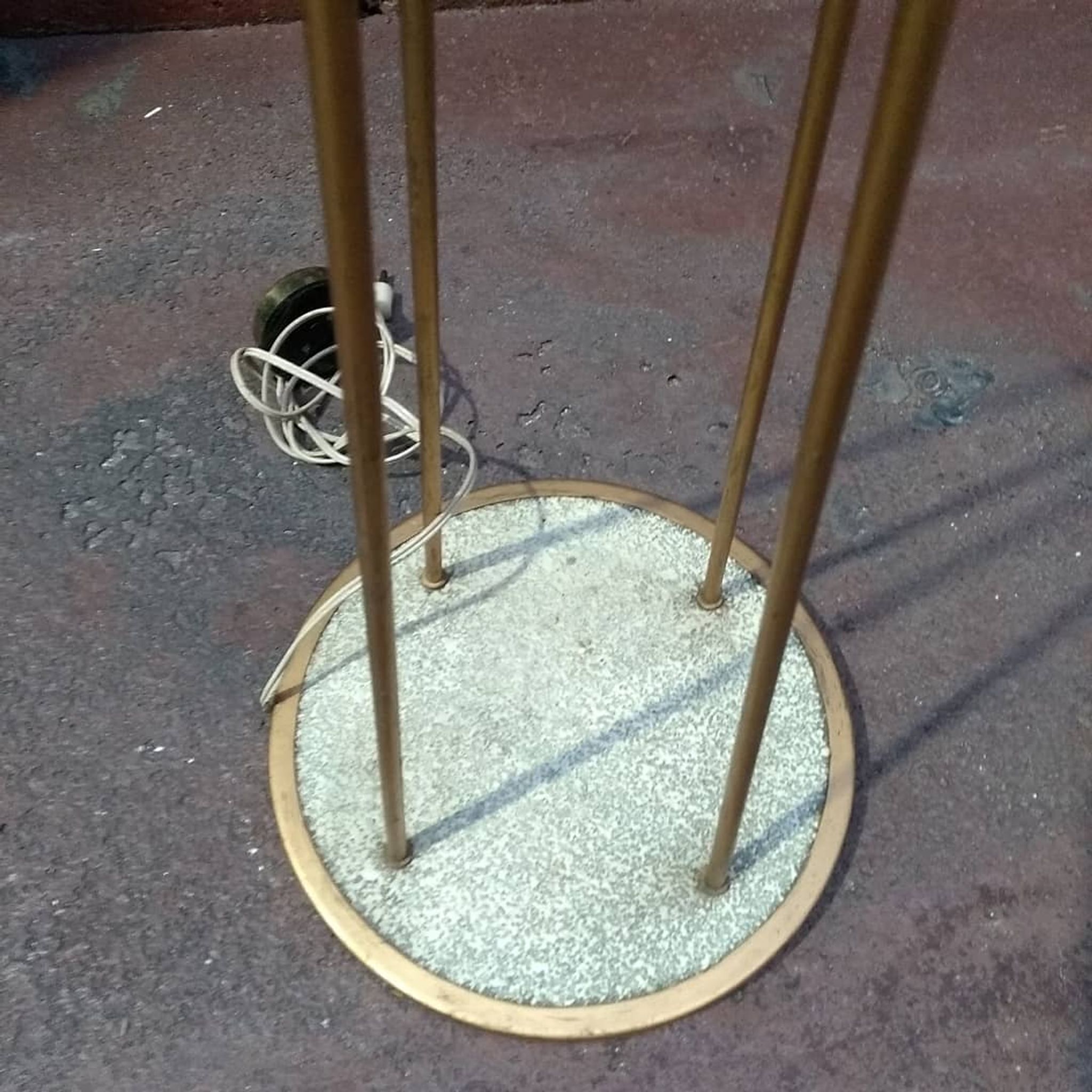 Brass lamppost year 1960