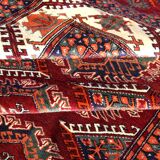 Turkmen Kizil-ayak Bukhara Rug: 2.65 X 1.85 - Handmade
