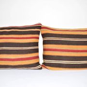 Set of 2 vintage kilim cushion covers 61x46 cm