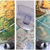 Globe terrestre vintage lumineux made in Italy 1970