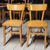 Paire chaises de bistrot ancienne, 1950s