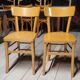 Pair of old bistro chairs, 1950s