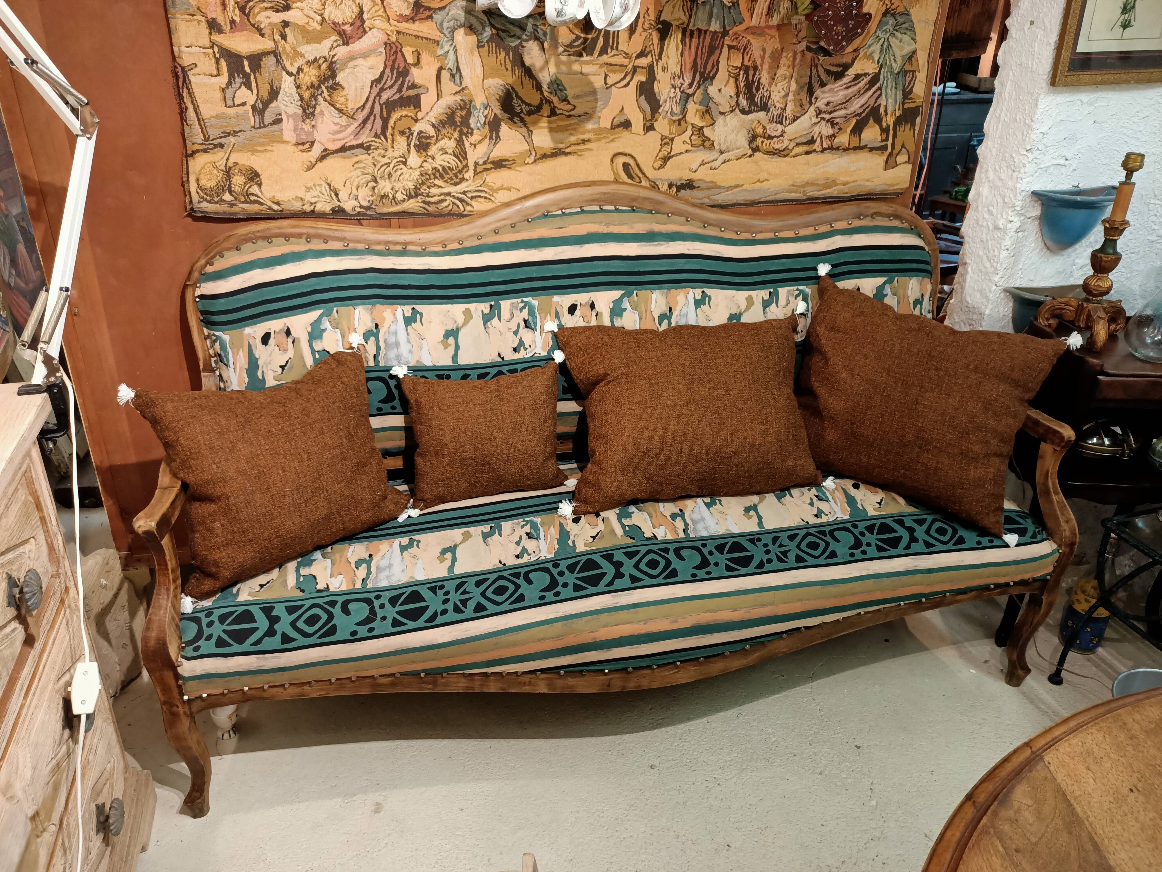 Restored Provencal bench