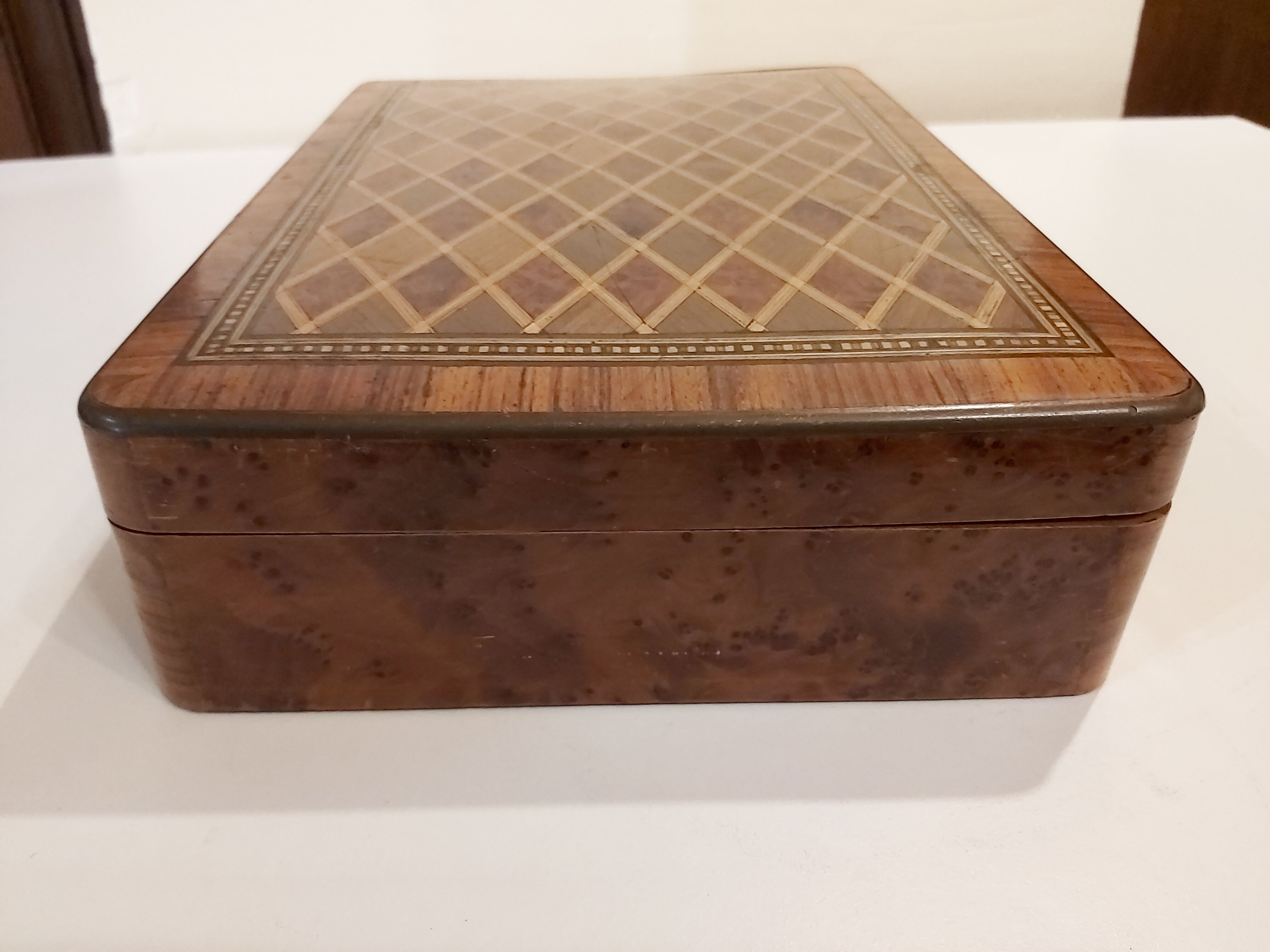 Coffret en marqueterie XIX ème