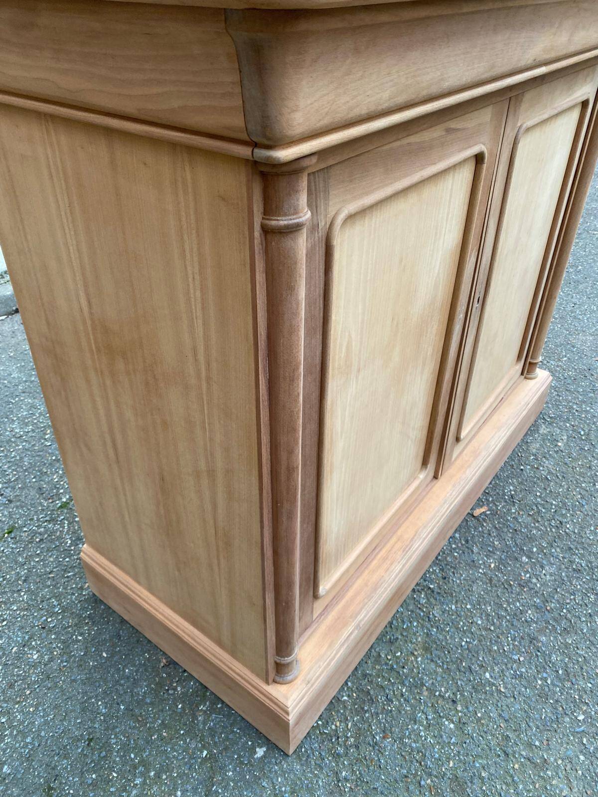 Buffet impérial rénové en bois du 20ème 120cm