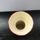 Old red & gold ceramic verceram vase