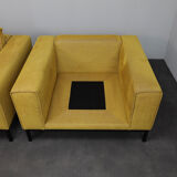 Pair of Custom-Made Love Seats / Oversized Lounge Chairs, 2000s