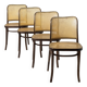 Set of 4 model 811 dining chairs by Josef Hoffmann, Poland, circa 1980
