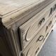 Raw wood chest of drawers