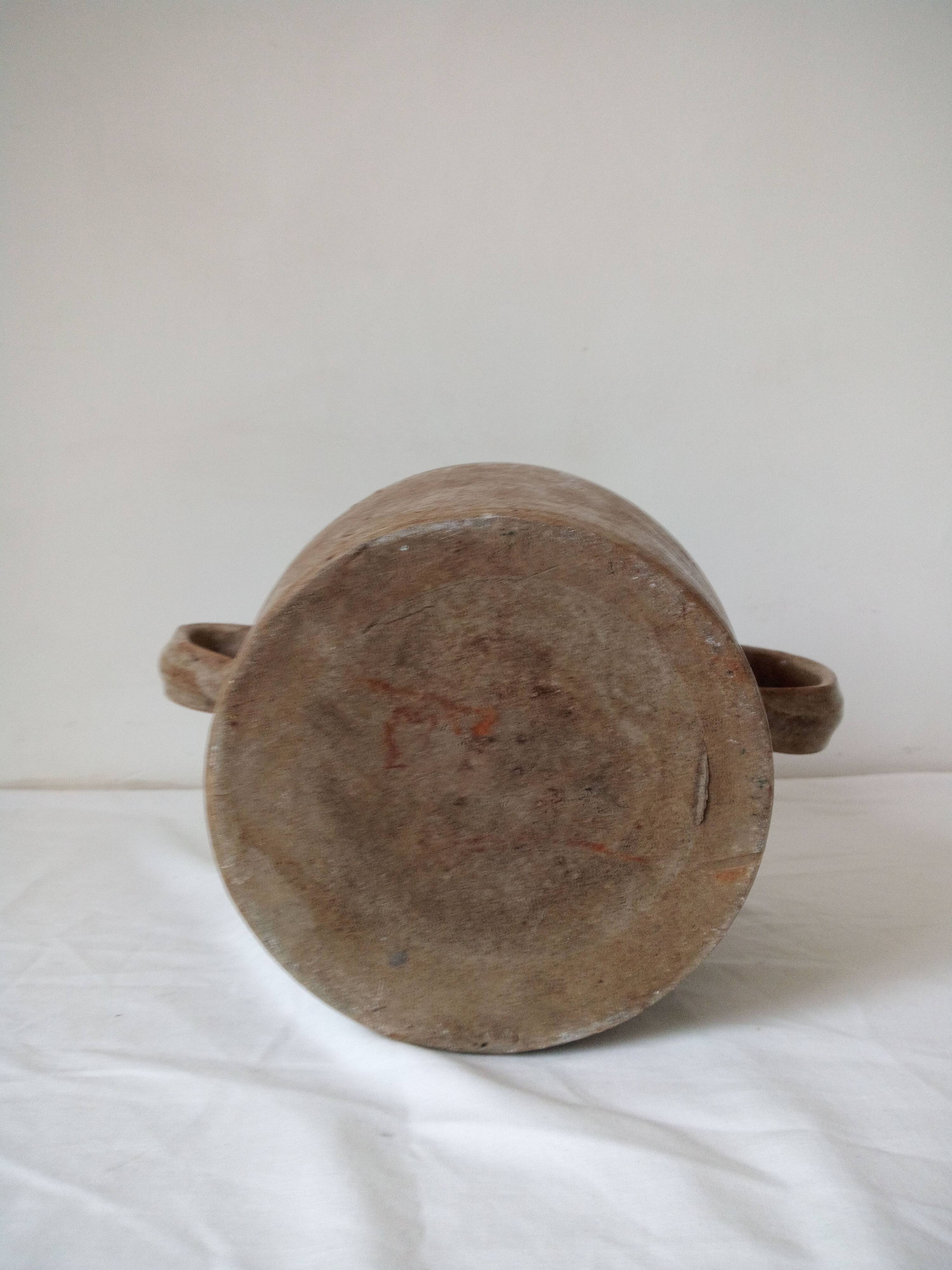 Vintage French ceramic vase jar -1950