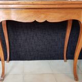 wooden and marquetry game table