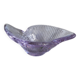 Vide poche vintage en verre de forme très originale