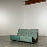 Pair of Loop armchairs by Willy Guhl for Eternit Switzerland 1950s