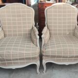 Ancienne Paire de bergères Style Louis XV