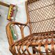 Fauteuil enfant rotin dossier haut