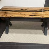 Oak resin table