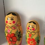 Vintage Russian nesting dolls