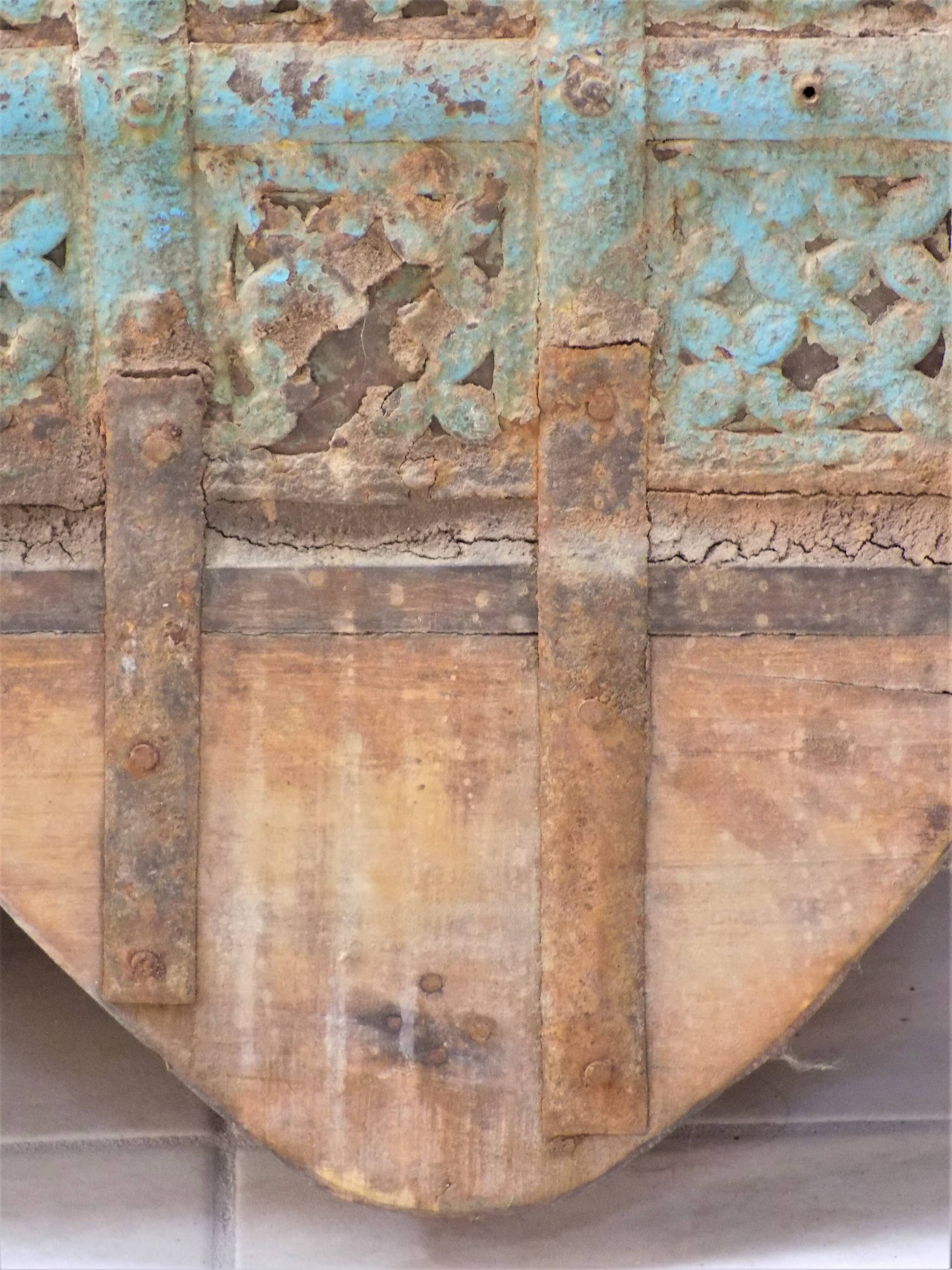 19th-century wooden wheel box