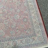 Persian rug burgundy wool 135x195cm