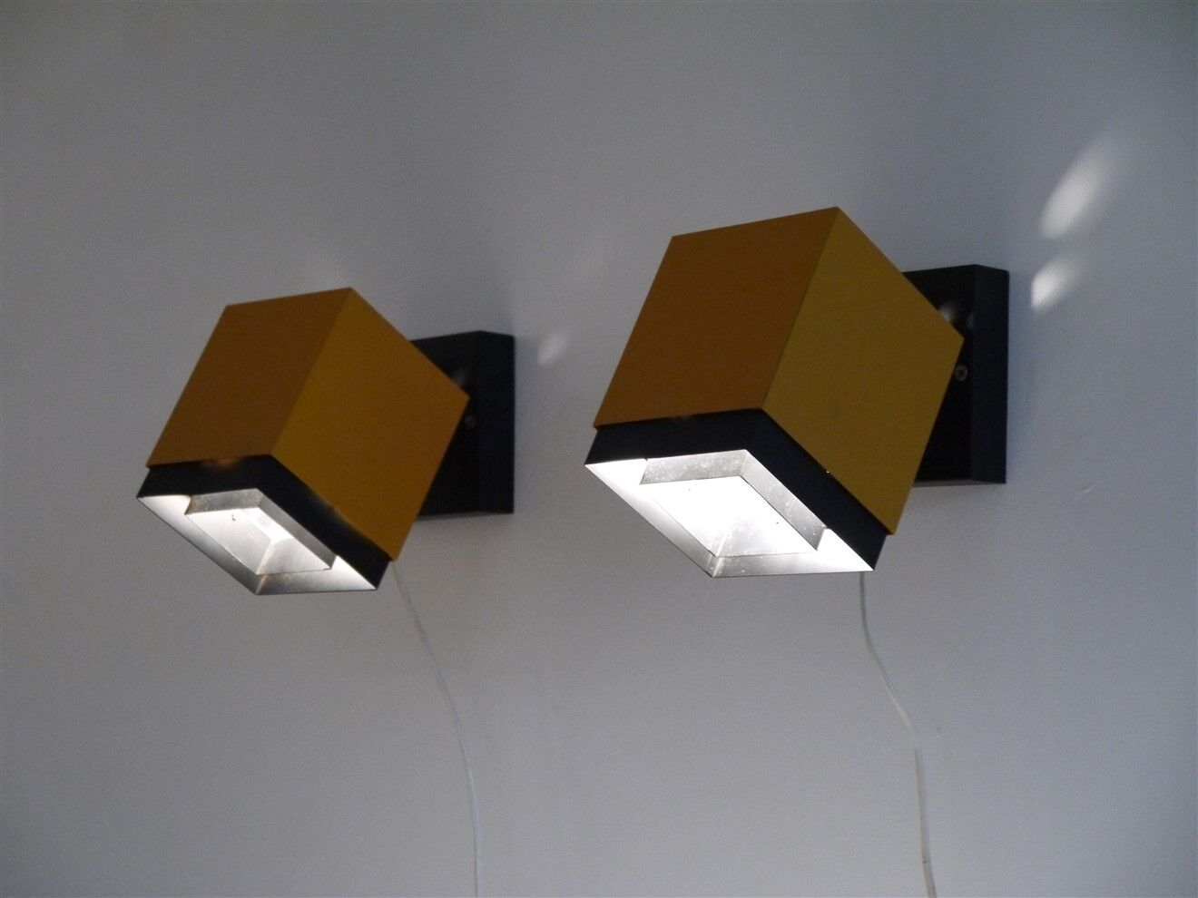 Pair of wall lamps 1970