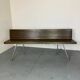 Banc Moderniste en Bois et Acier par Dom Hans van der Laan, 1965