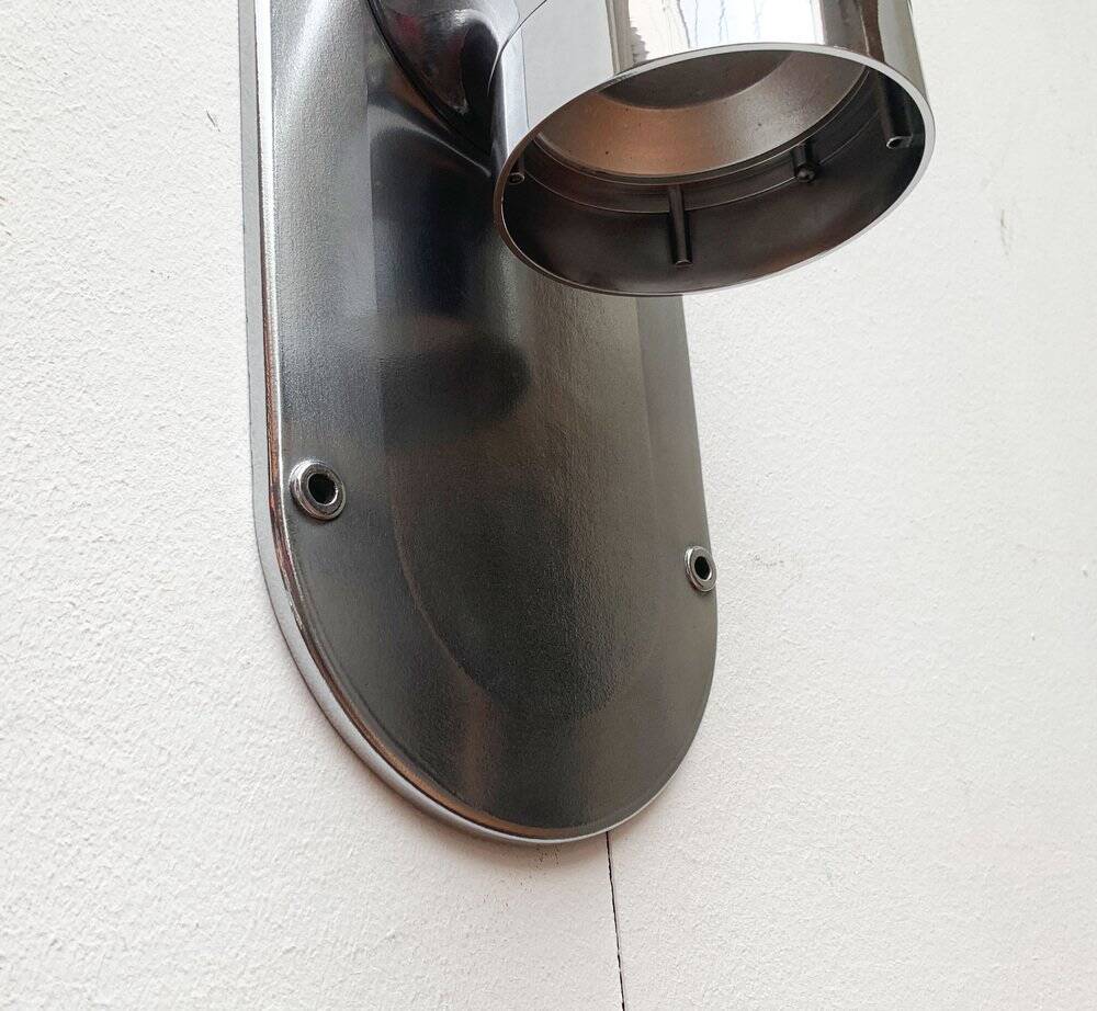 Vintage Danish Pipeline wall lamps by Ole Pless Jørgensen for Nordisk Solar, set of 2.