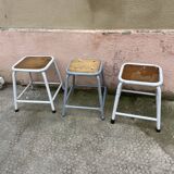 Vintage industrial stool