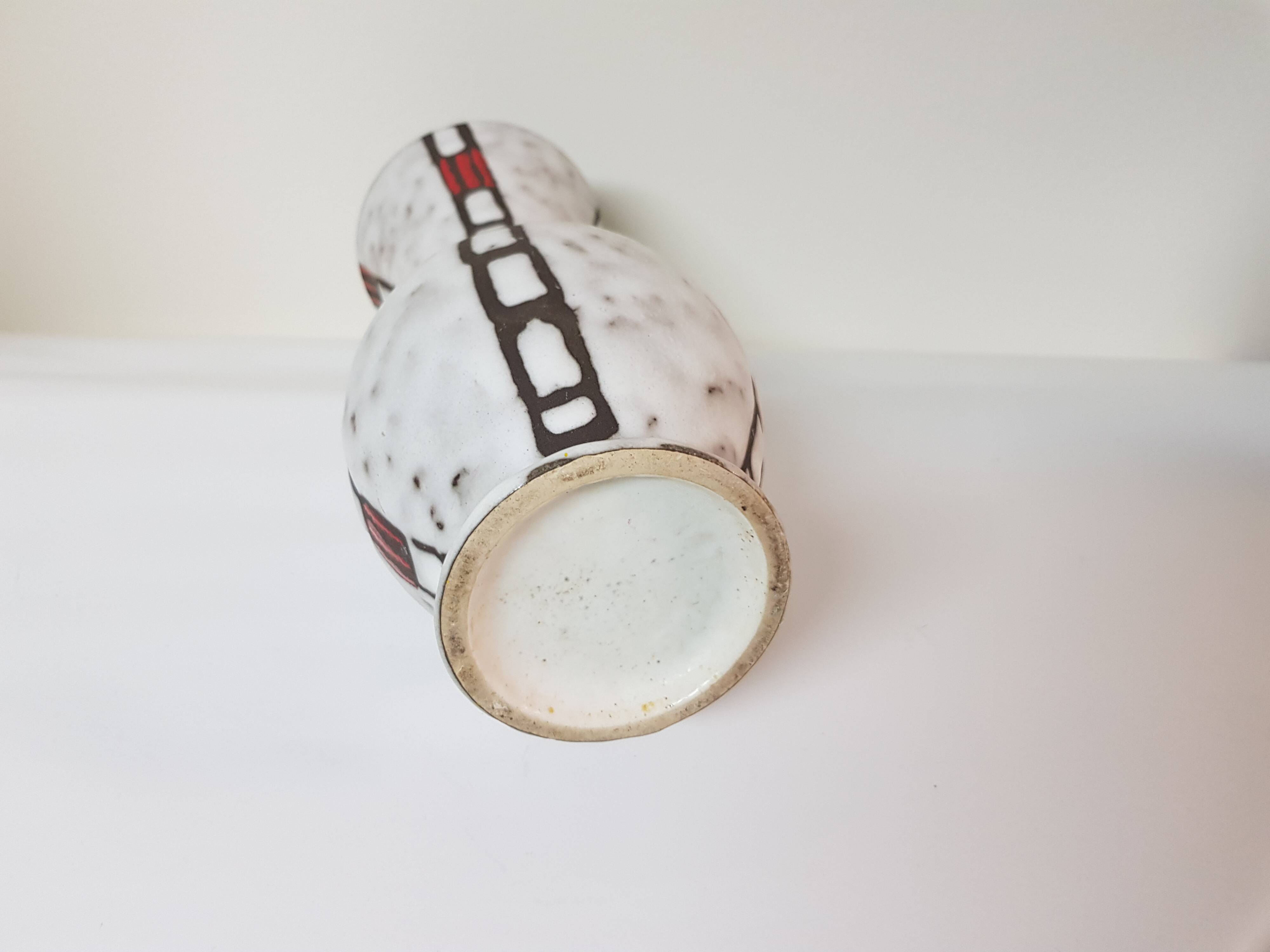 West Germany modernist ceramic vase height 25cm