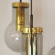 Rare Trio de lampes suspendues "Maxi Globe Lighting" par RAAK Amsterdam, années 1960