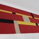 Rare Bauhaus Geometric Carpet, 1940s