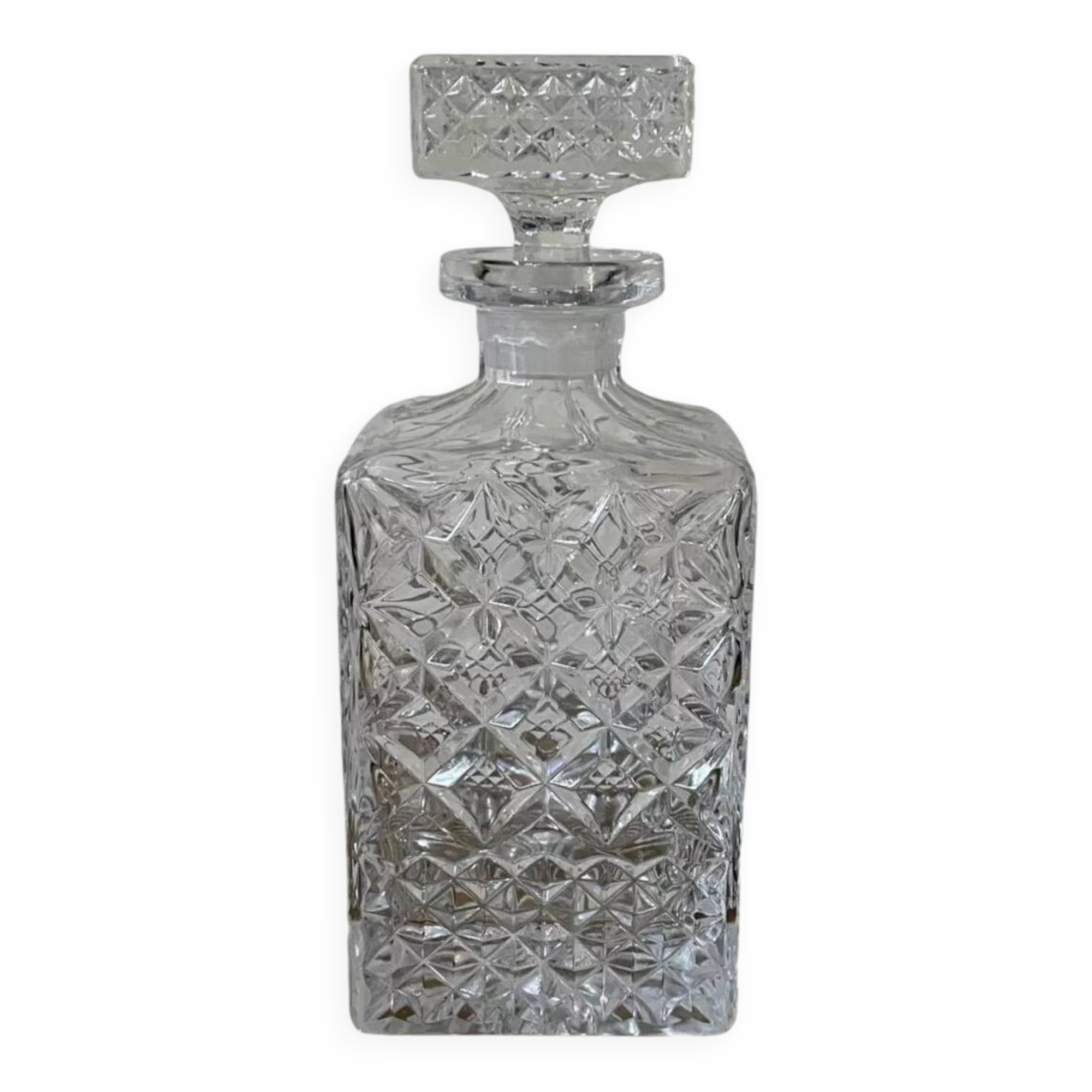 Crystal whiskey decanter