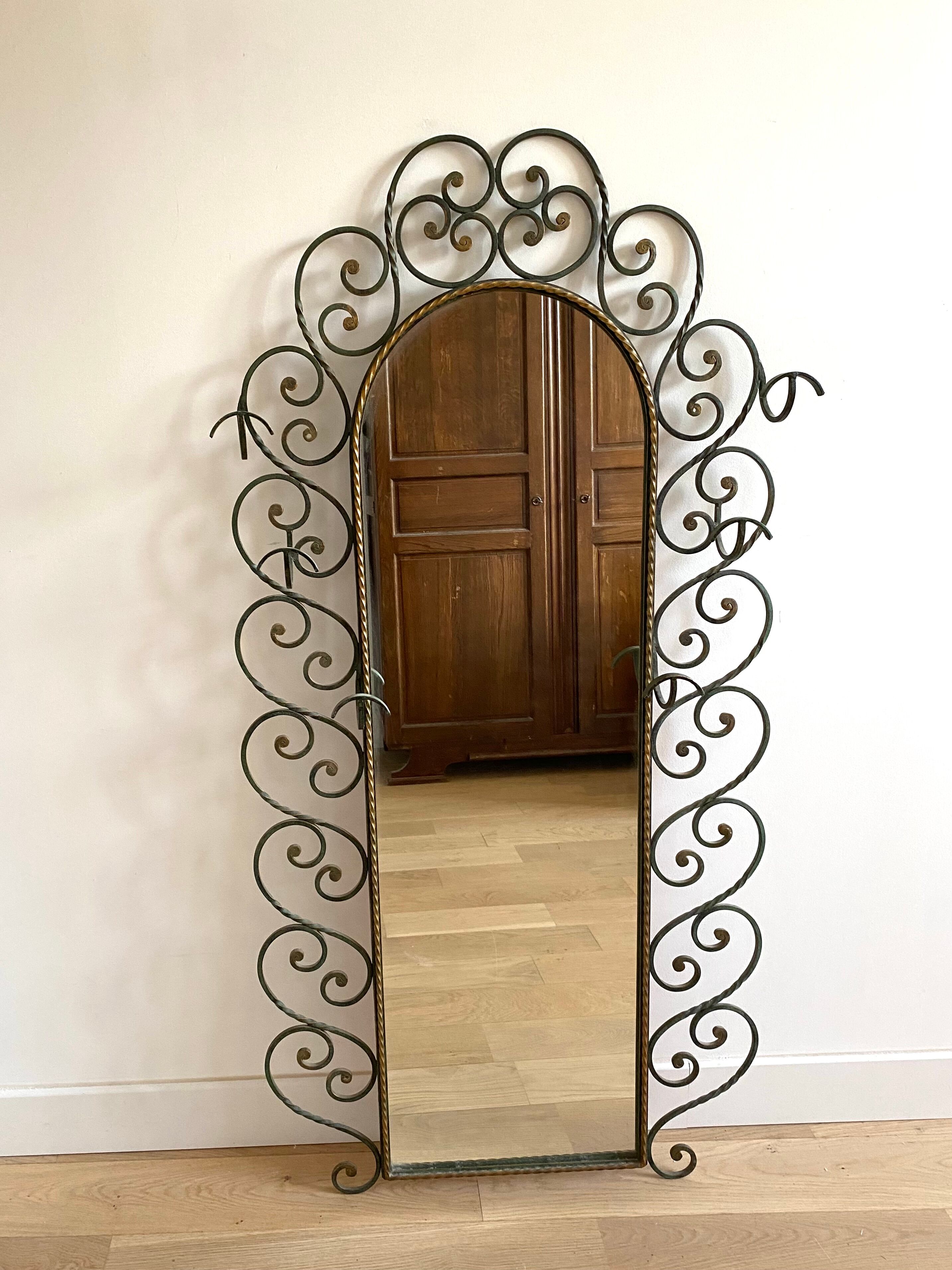Vintage mirror, 150x74 cm