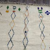 Handmade wool rug Morocco 3 x 2 m