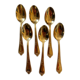 Vintage golden teaspoons